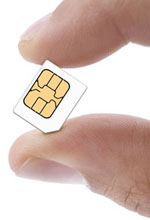 Micro-SIM-Karte in Micro SIM Karte
